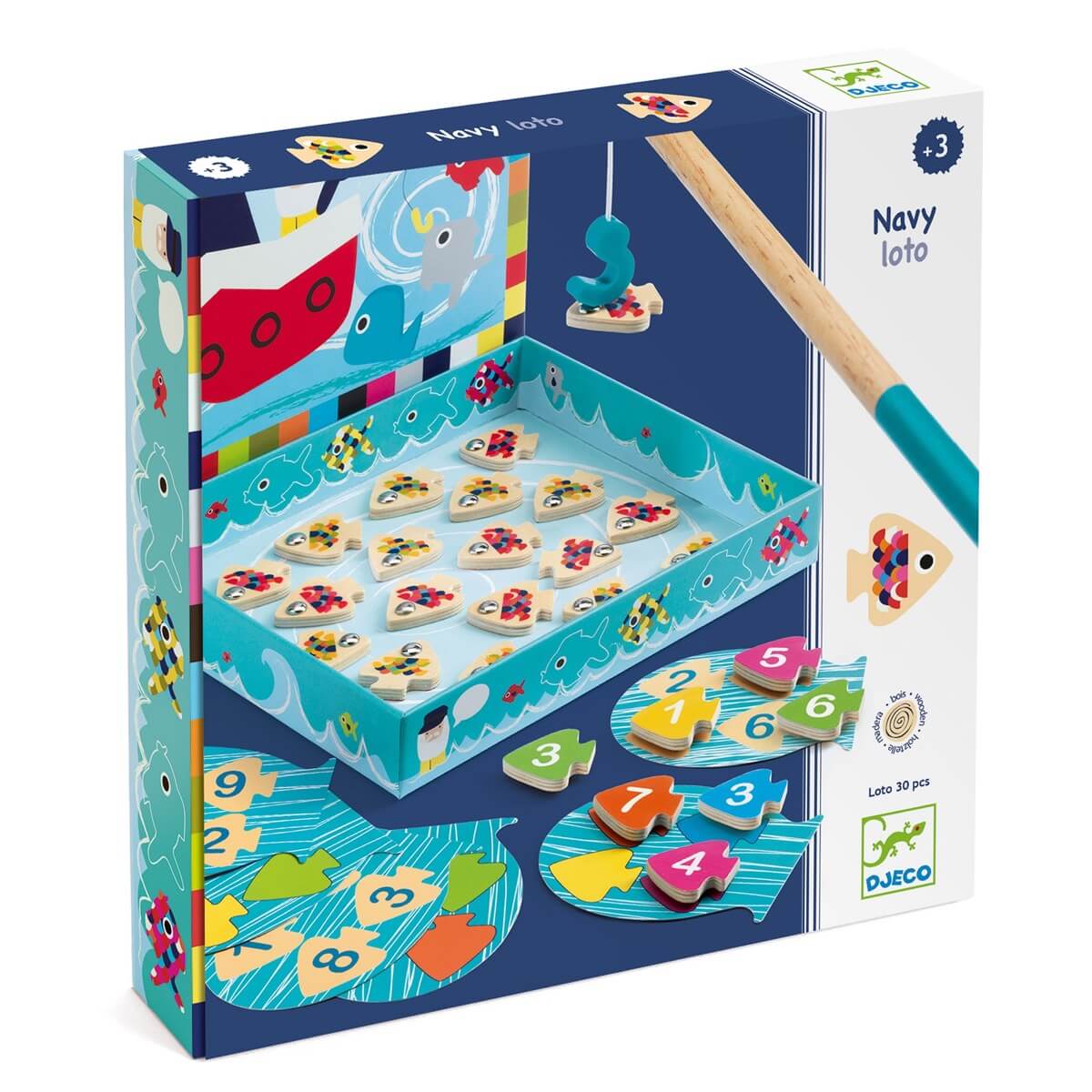 Jeu de pêche à la ligne Navy Loto -Jeux de société- Boutique LeoLudo-Djeco
