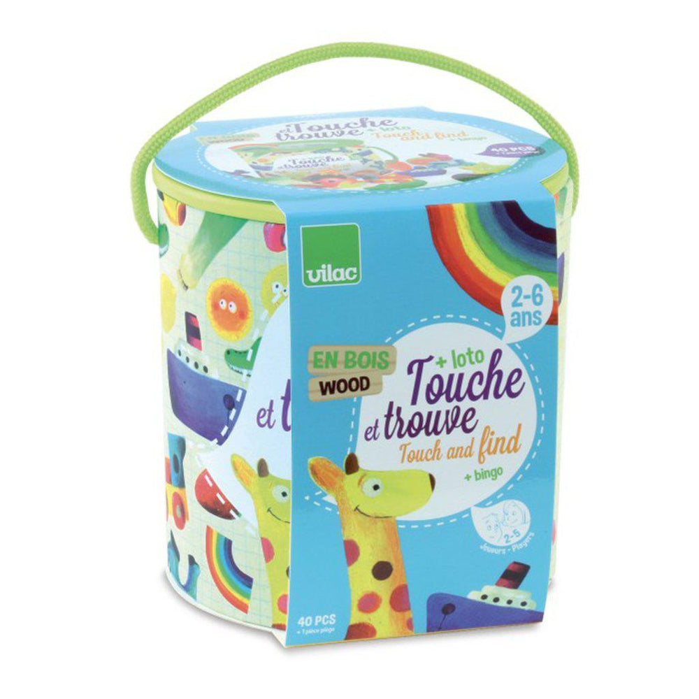 Jeu de reconnaissance tactile - Touche et trouve-Jeu de table-Vilac-Boutique LeoLudo