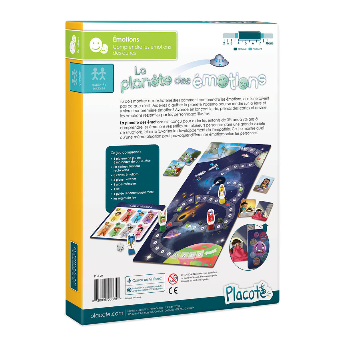 Jeu de société - La planète des émotions - Jeux de société - Boutique LeoLudo - Placote