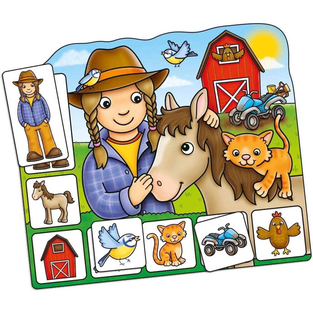 Jeu de société - Loto du fermier - Jeux de société - Boutique LeoLudo - Orchard Toys