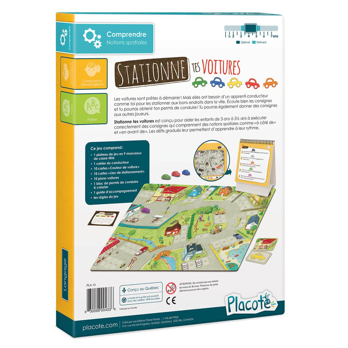 Jeu de société - Stationne tes voitures - Jeux de société - Boutique LeoLudo - Placote