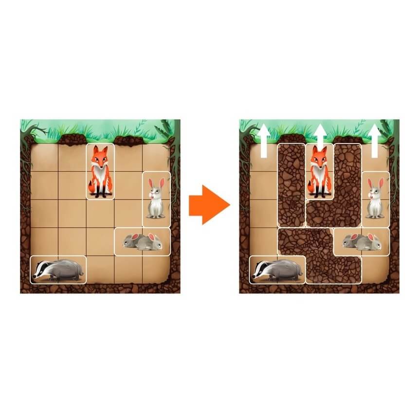 Jeu de voyage magnétique Fox Terrier (FR) - Jeux de logique - Boutique LeoLudo - Smart Games