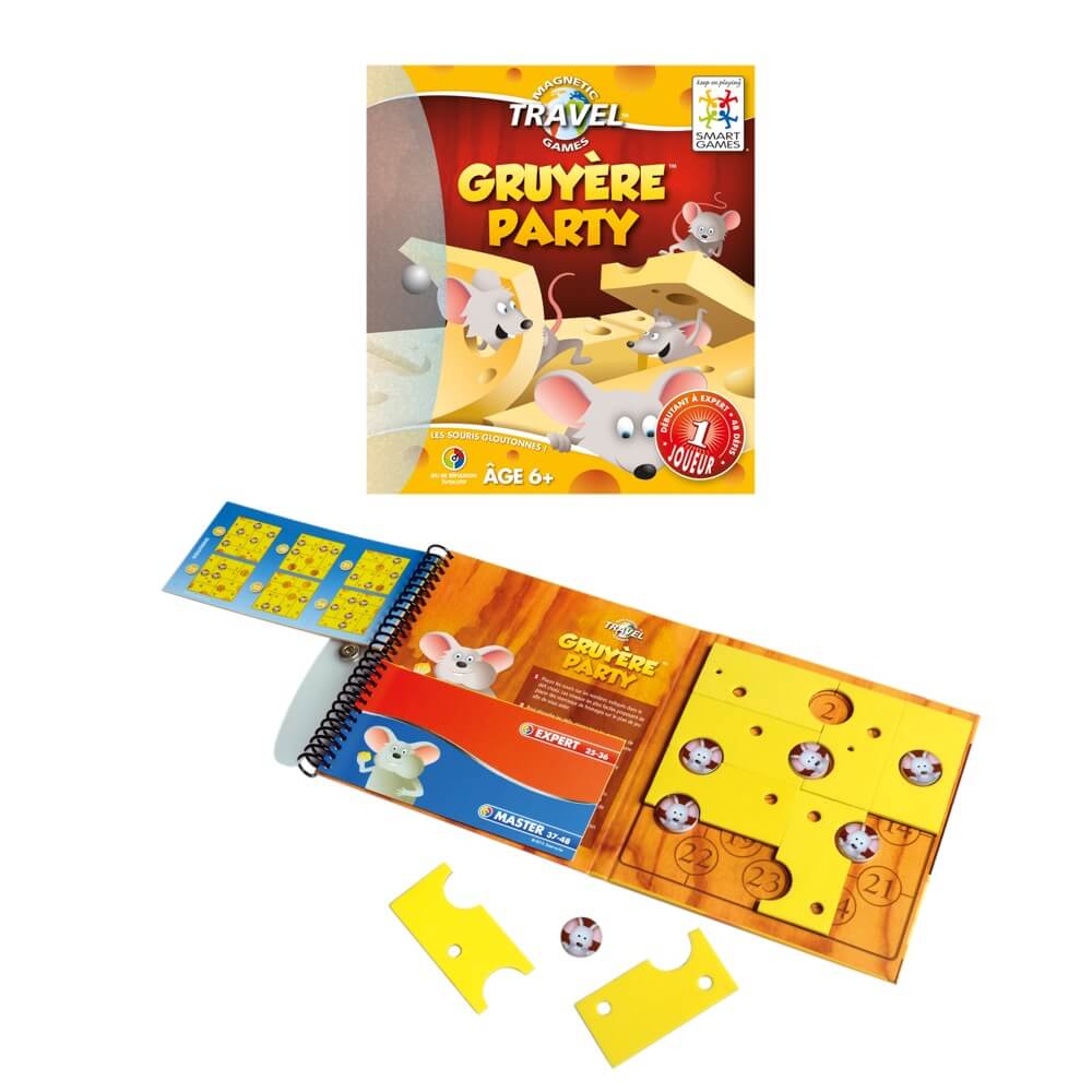 Jeu de voyage magnétique Gruyère Party - Jeux de logique - Boutique LeoLudo - Smart Games