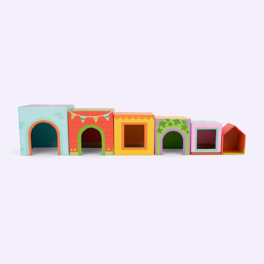 Jeu d'empilage Topaniferme - Jouets à trier & empiler - Boutique LeoLudo - Djeco