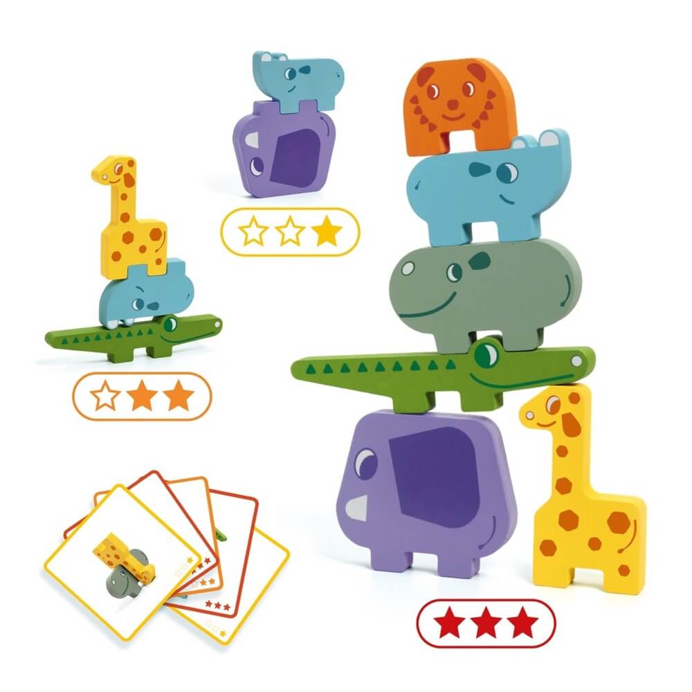 Jeu d'équilibre Ze Totanimo - Jeux d'assemblage - Boutique LeoLudo - Djeco