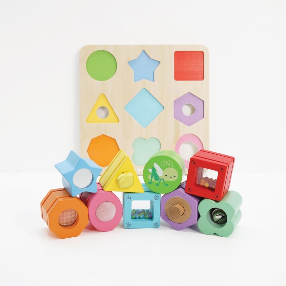 Jeu éveil des sens Petilou - Jouets d'éveil - Boutique LeoLudo - Le Toy Van