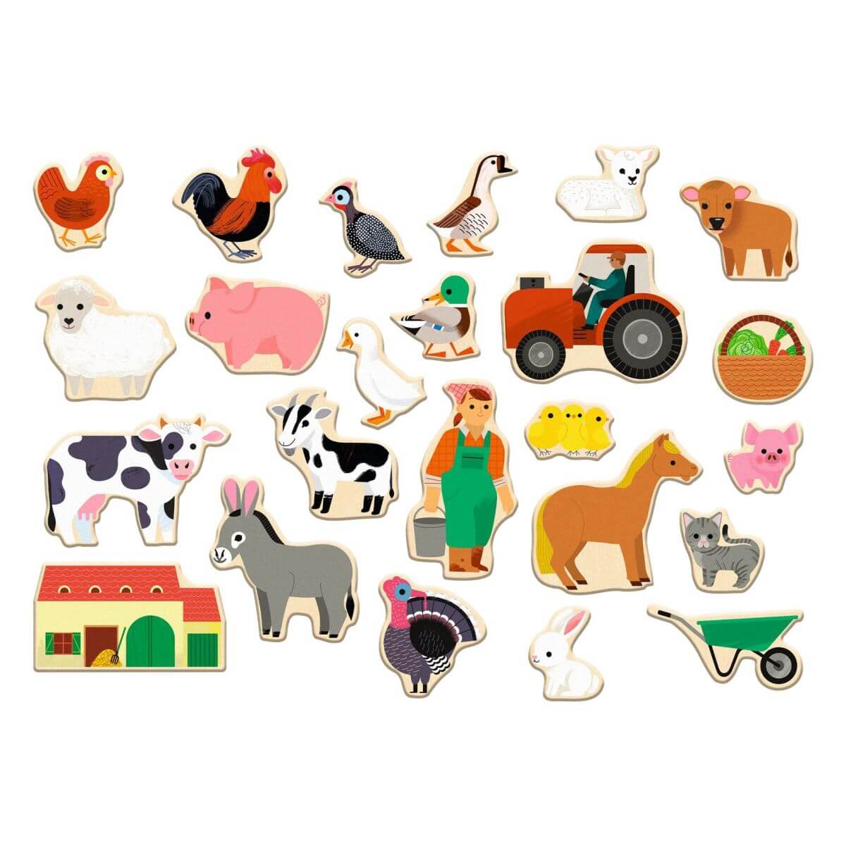 Jeu magnétique Magnetic's Farmix - Jeux magnétiques - Boutique LeoLudo - Djeco