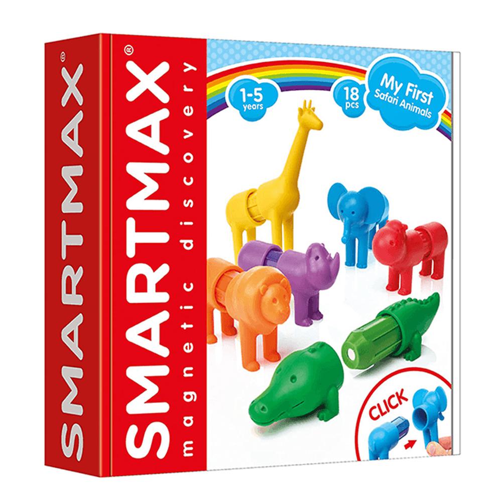 Jeu magnétique - Mes premiers animaux de la savane (18 mcx)-Jeu magnétique-SmartMax-Boutique LeoLudo