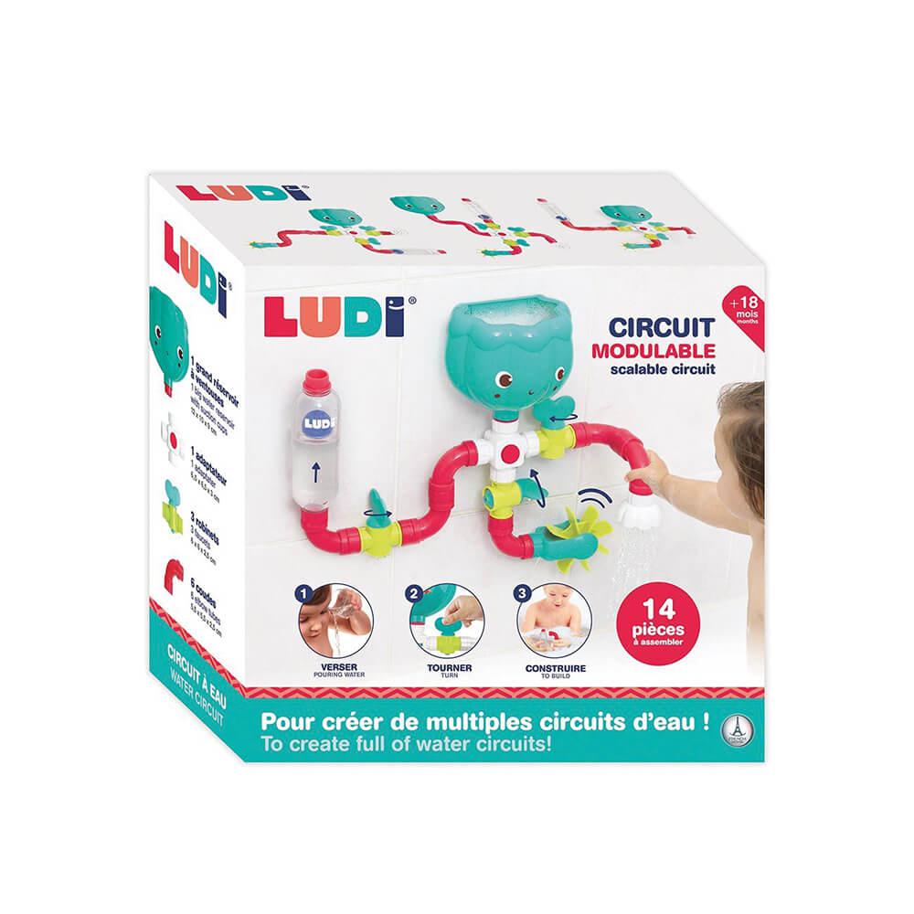 Jouet de bain - Circuit d'eau 14 pièces-Ludi-Boutique LeoLudo