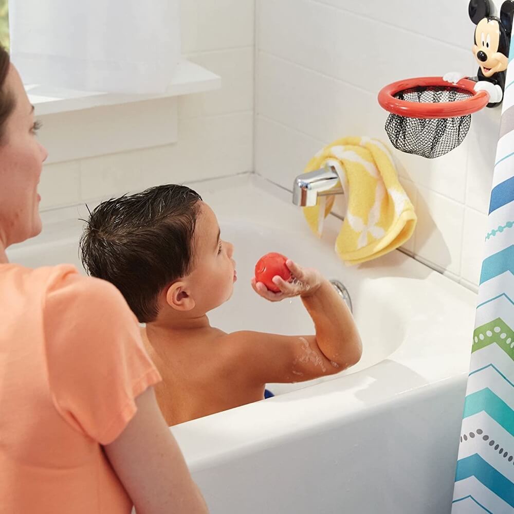 Jouet de bain - Mickey Mouse Tire & Range-Tomy-Boutique LeoLudo