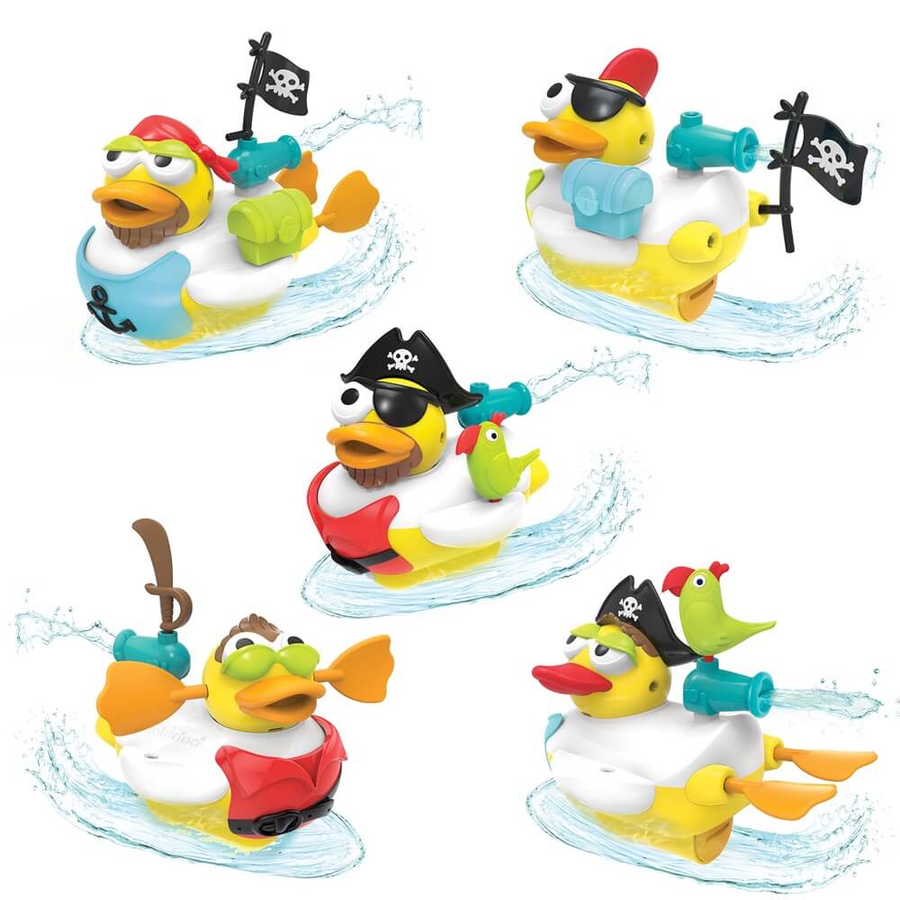 Jouet de bain - Pirate canard à moteur-Yookidoo-Boutique LeoLudo