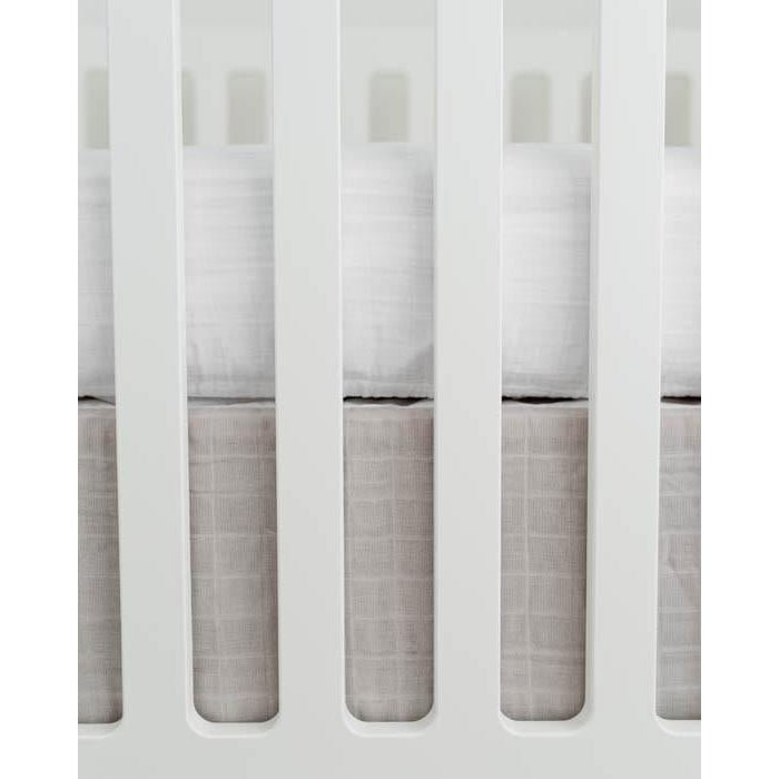 Jupe de lit de bébé en mousseline de coton - Literie - Boutique LeoLudo - Little Unicorn