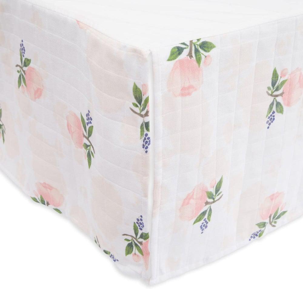 Jupe de lit de bébé en mousseline de coton - Literie - Boutique LeoLudo - Little Unicorn