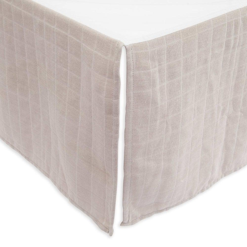 Jupe de lit de bébé en mousseline de coton - Literie - Boutique LeoLudo - Little Unicorn