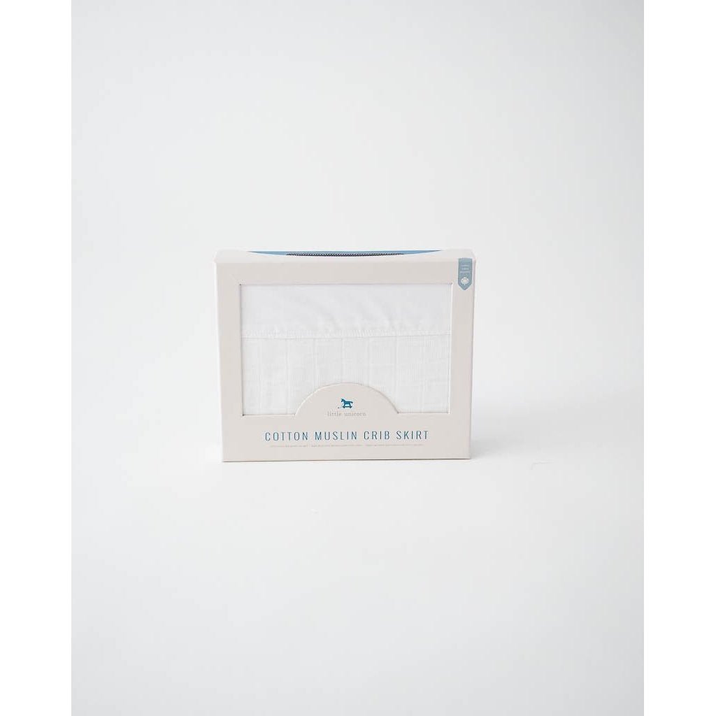 Jupe de lit de bébé en mousseline de coton - Literie - Boutique LeoLudo - Little Unicorn