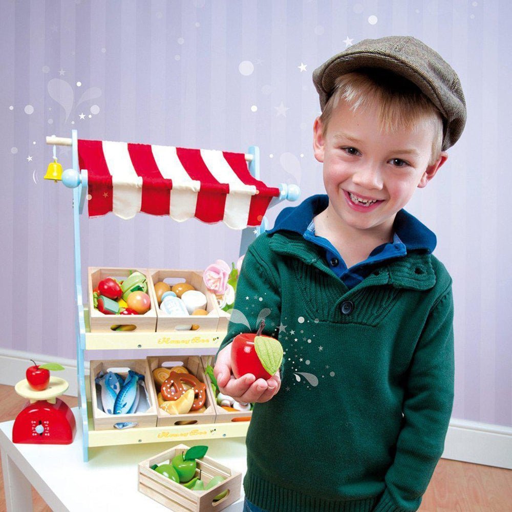 Kiosque de marché Honeybee - Jouets d'imitation - Boutique LeoLudo - Le Toy Van