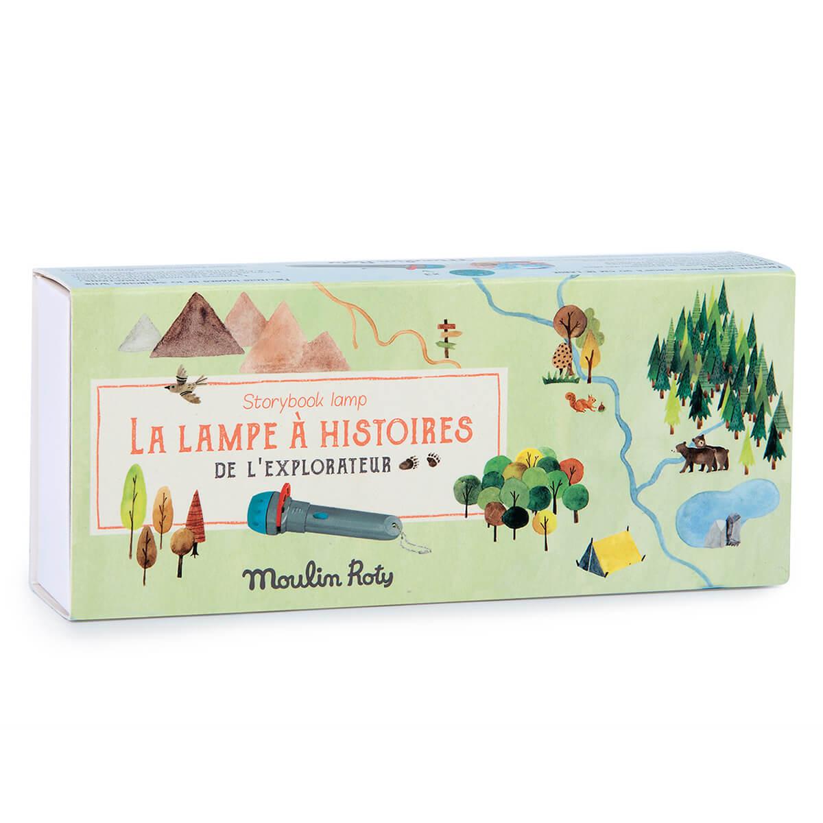 Lampe à histoires de l'explorateur - Lampes à histoire - Boutique LeoLudo - Moulin Roty