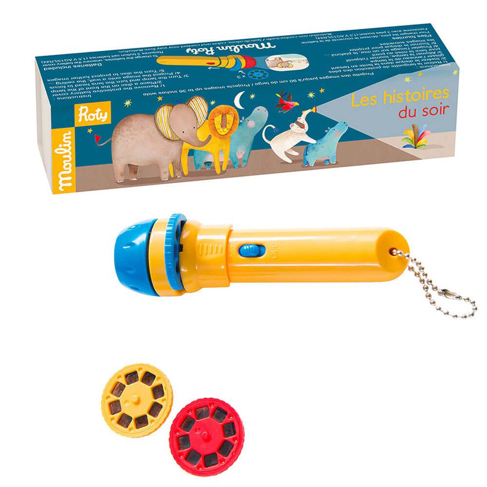 Lampe de poche - Histoires du soir - Lampes à histoire - Boutique LeoLudo - Moulin Roty