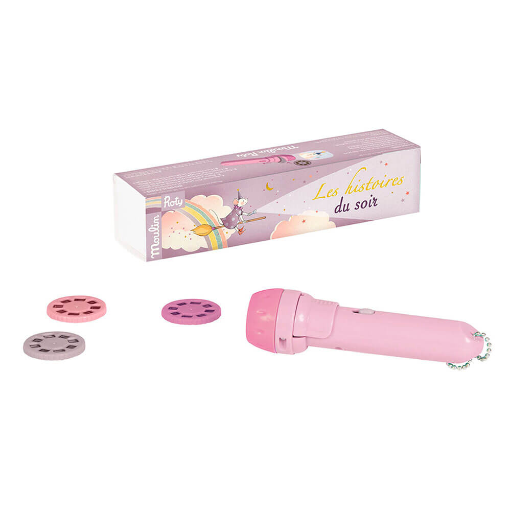 Lampe de poche - Histoires du soir - Lampes à histoire - Boutique LeoLudo - Moulin Roty