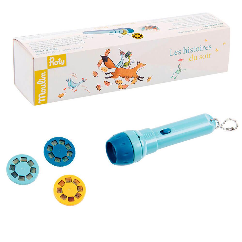 Lampe de poche - Histoires du soir - Lampes à histoire - Boutique LeoLudo - Moulin Roty