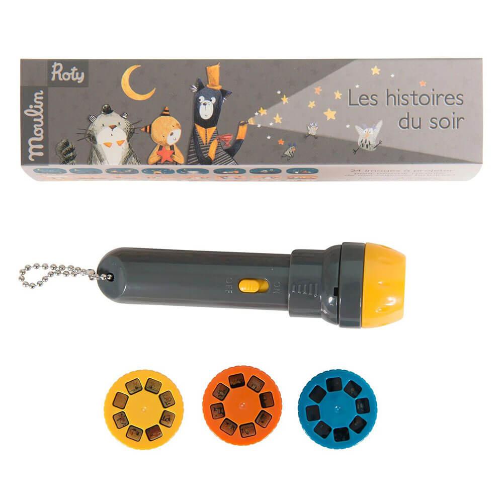 Lampe de poche - Histoires du soir - Lampes à histoire - Boutique LeoLudo - Moulin Roty