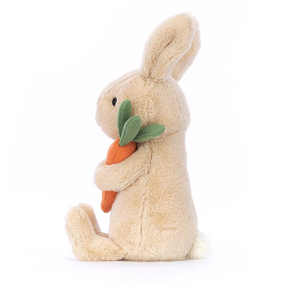 Lapine Bonnie avec sa carotte-Jellycat-Boutique LeoLudo