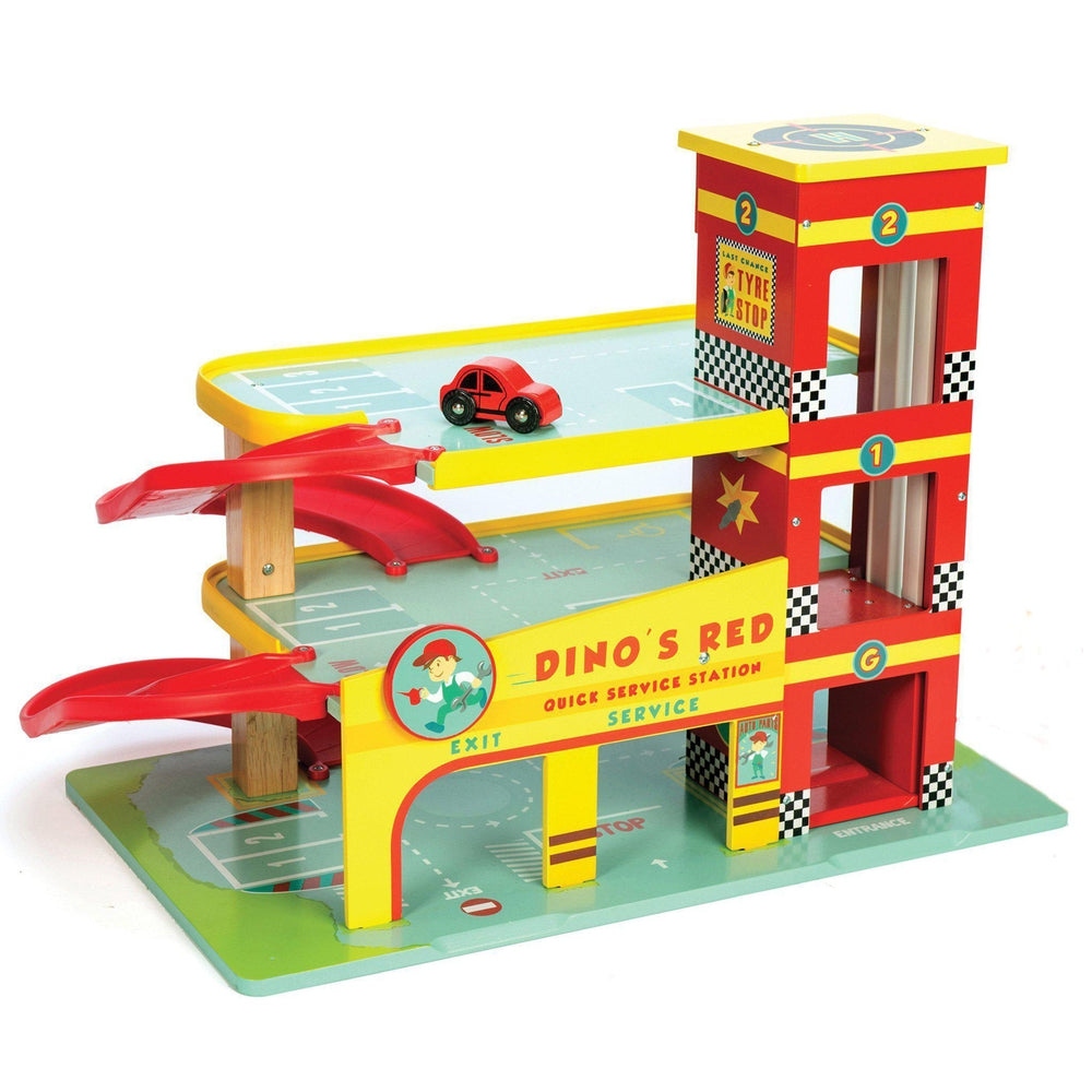 Le Garage de Dino de Le Toy Van - Boutique LeoLudo