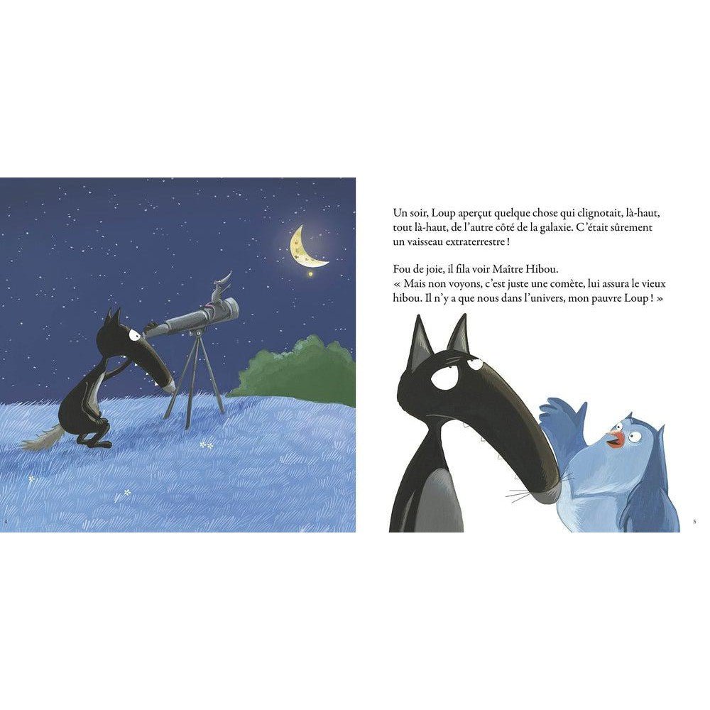 Le loup qui avait la tete dans les étoiles - Livres - Boutique LeoLudo - Auzou