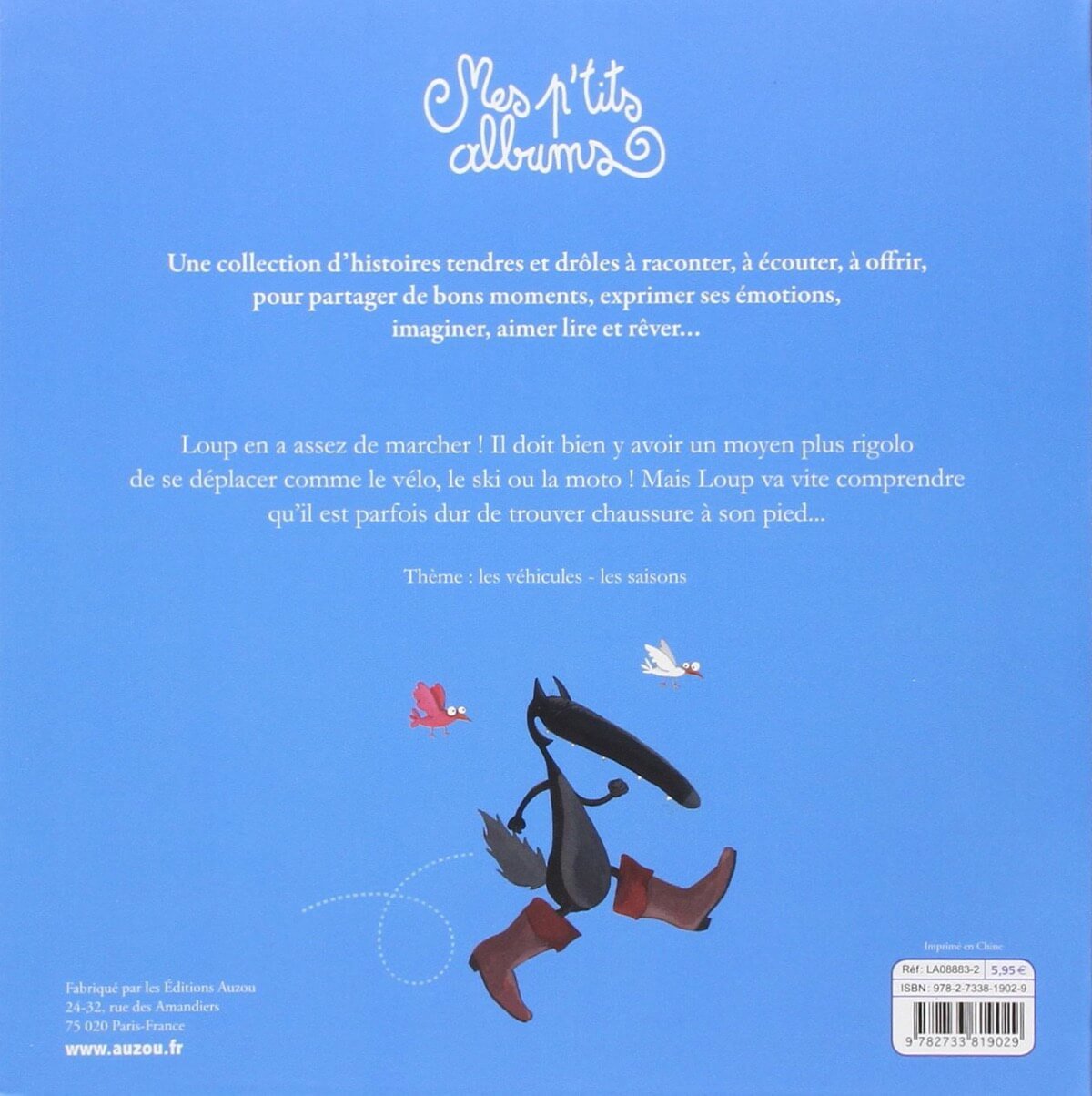 Le loup qui ne voulait plus marcher - Livres - Boutique LeoLudo - Auzou