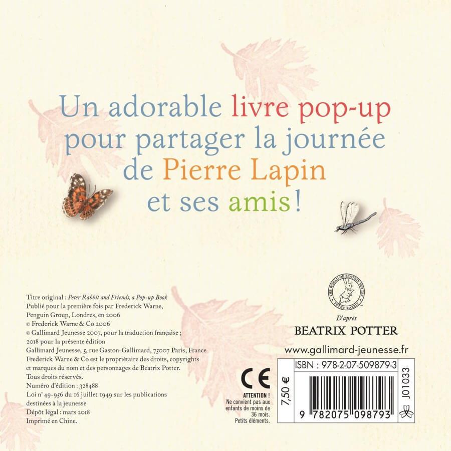Le petit livre pop-up de Pierre Lapin et ses amis-Gallimard-Boutique LeoLudo