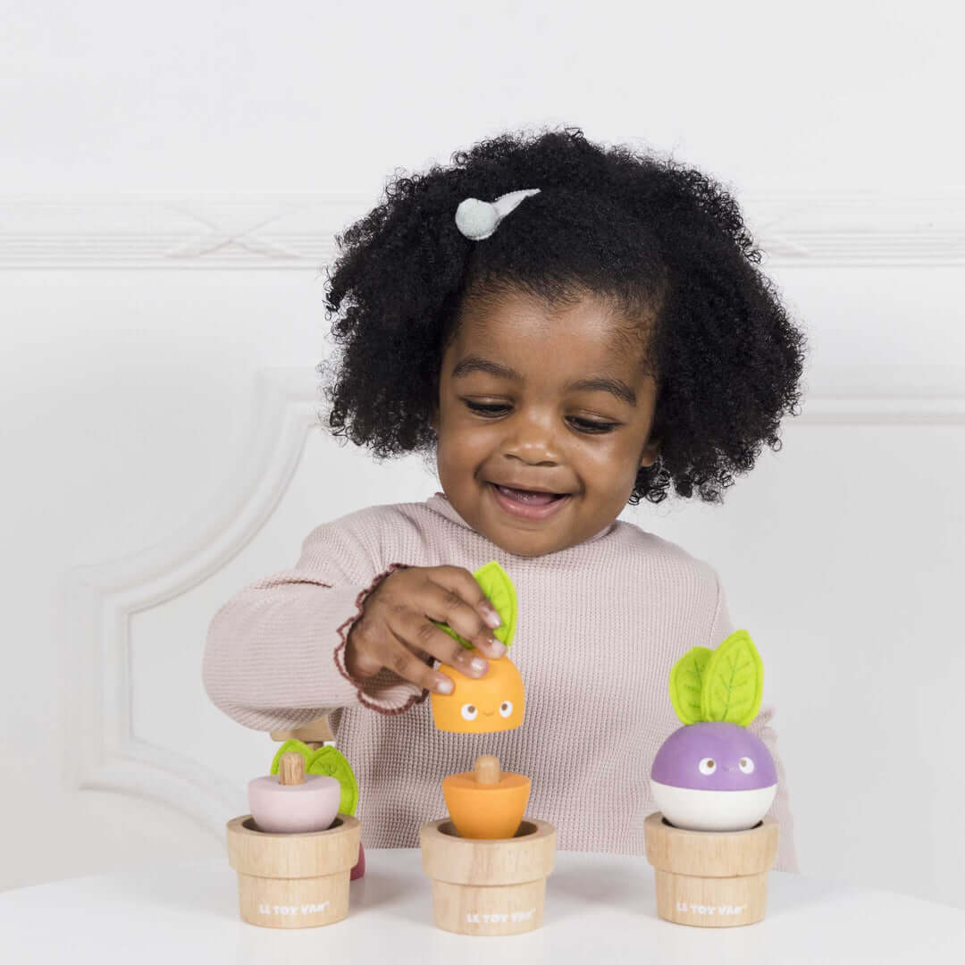 Légumes à empiler - Jouets à trier & empiler - Boutique LeoLudo - Le Toy Van