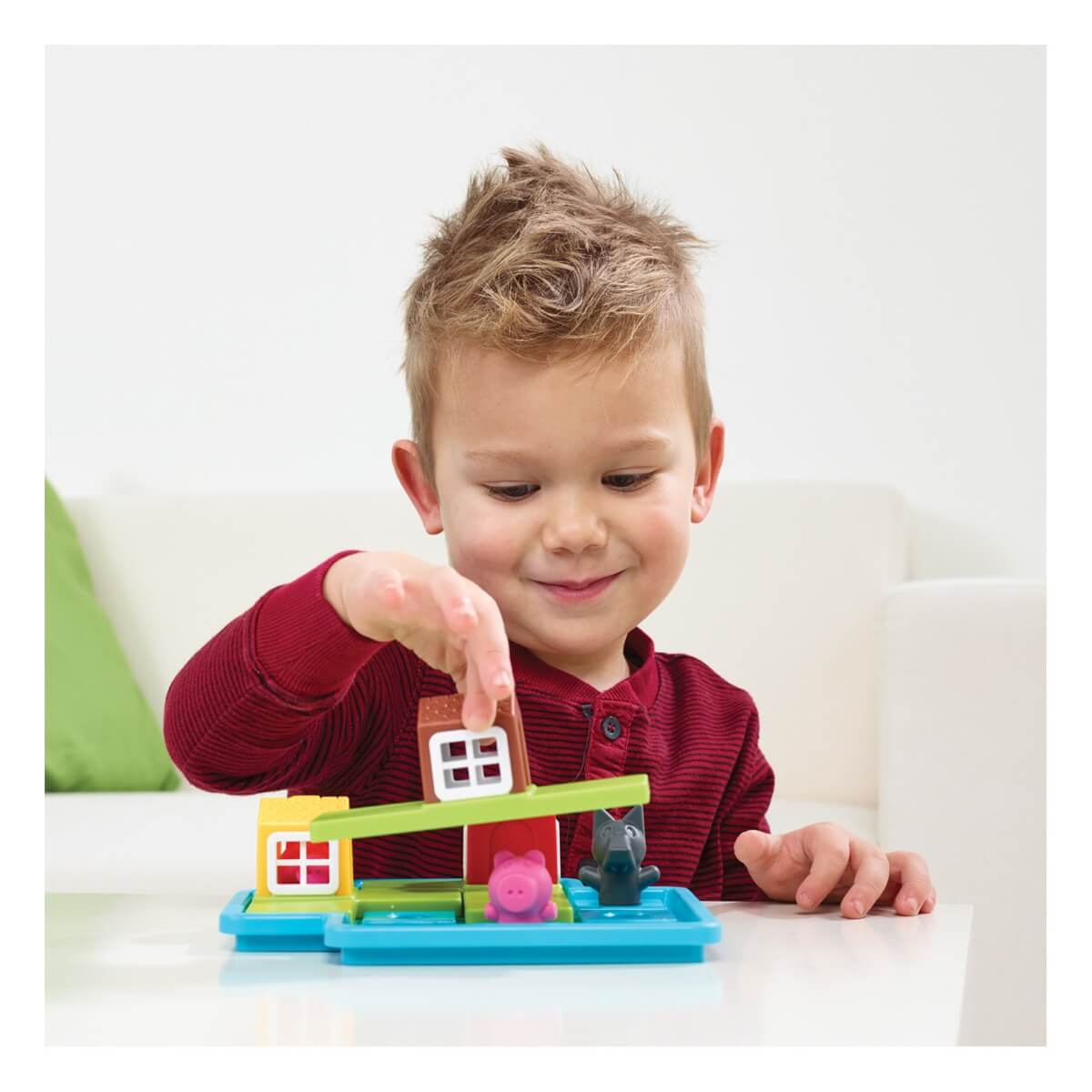 Les 3 petits cochons Deluxe - Jeux de logique - Boutique LeoLudo - Smart Games