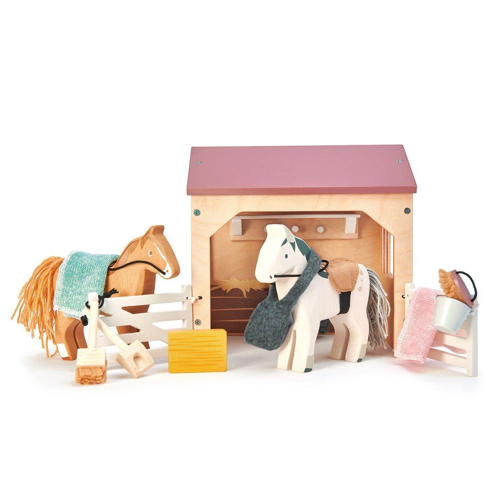Les écuries - Ensembles de jeu - Boutique LeoLudo - Tender Leaf Toys