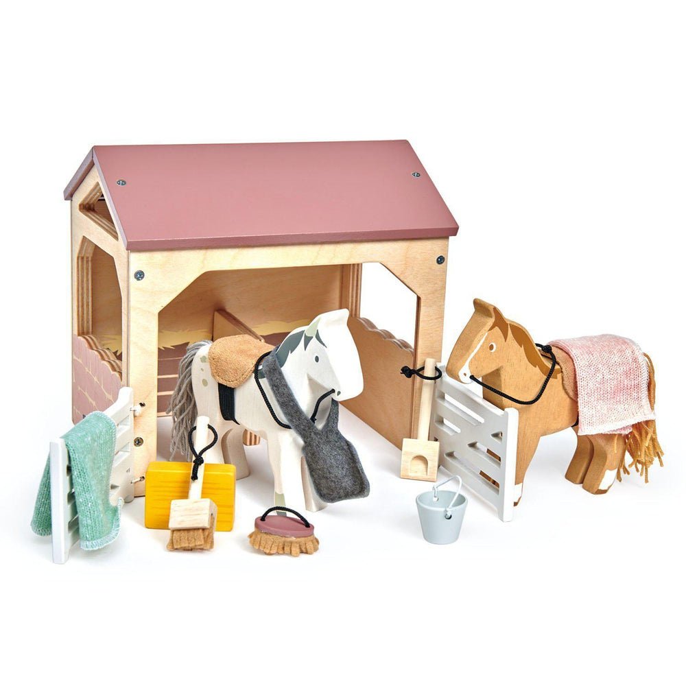 Les écuries - Ensembles de jeu - Boutique LeoLudo - Tender Leaf Toys