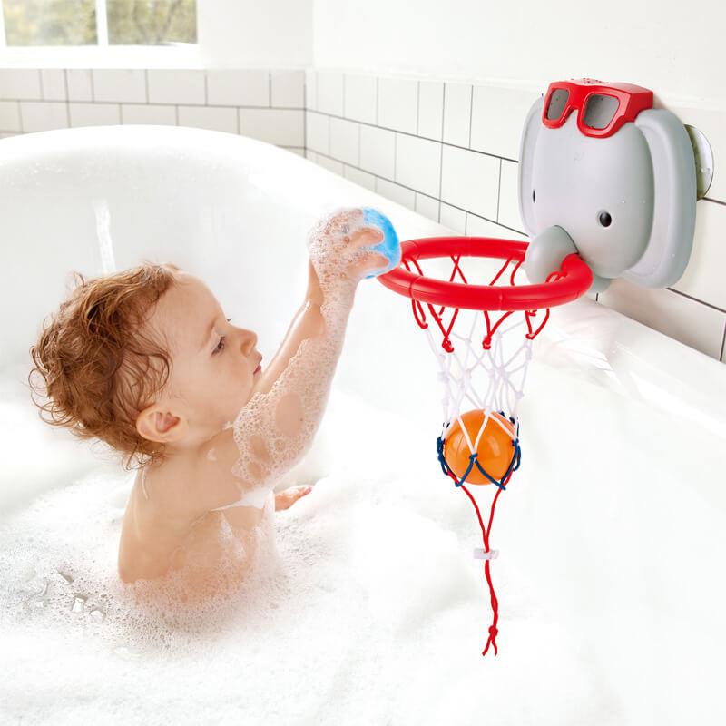 L'heure du bain avec Éléphant Basketball - Jouets de bain - Boutique LeoLudo - Hape