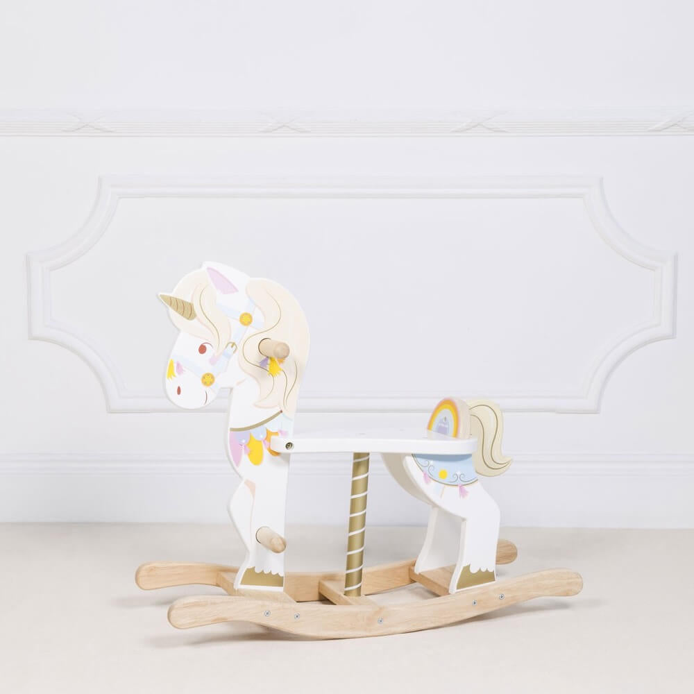Licorne à bascule du carousel - Porteurs - Boutique LeoLudo - Le Toy Van