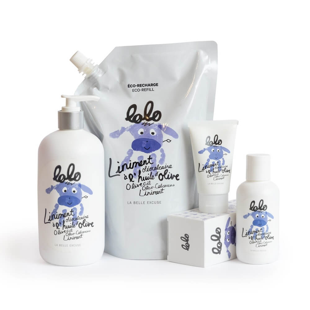Liniment oléocalcaire pour les fesses à l'huile d'olive - Soins et hygiène - Boutique LeoLudo - lolo et moi