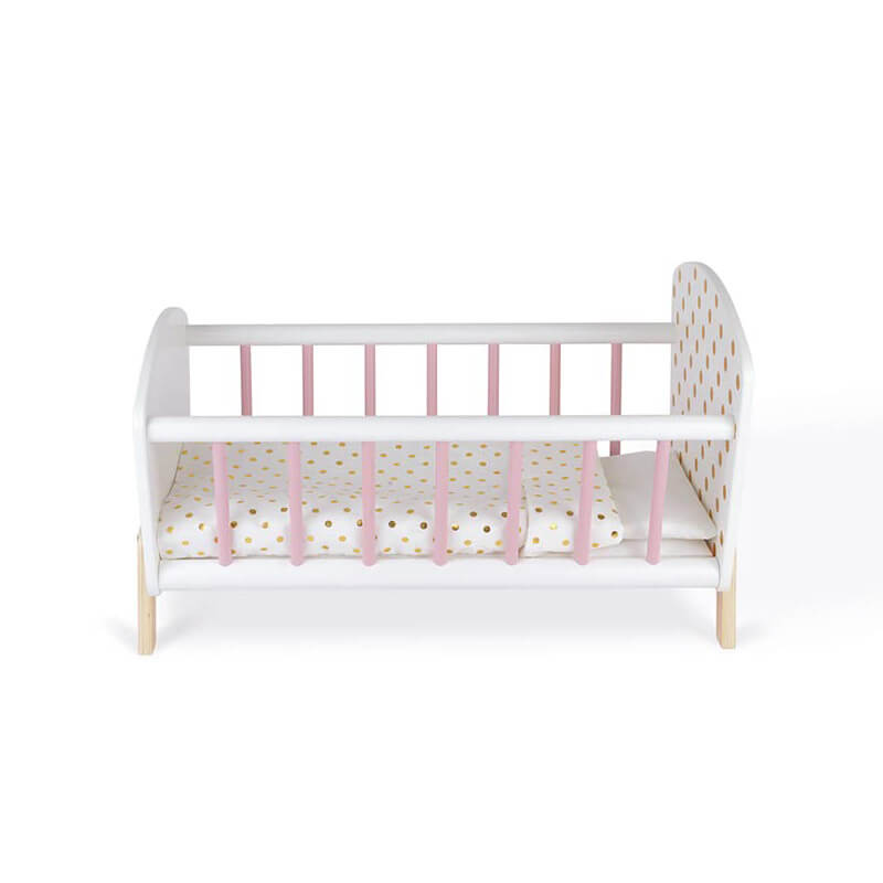 Lit de poupée Candy Chic-Janod-Boutique LeoLudo