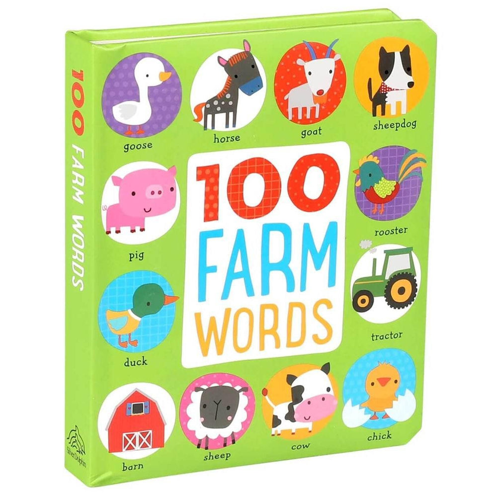 Livre - 100 Farm Words (en anglais)-Make Believe Ideas-Boutique LeoLudo