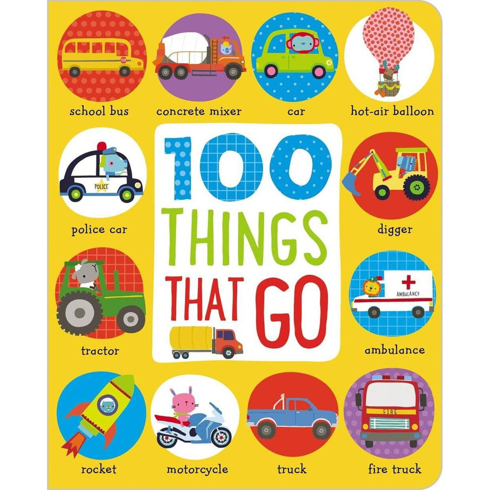 Livre - 100 Things That GO (en anglais)-Make Believe Ideas-Boutique LeoLudo