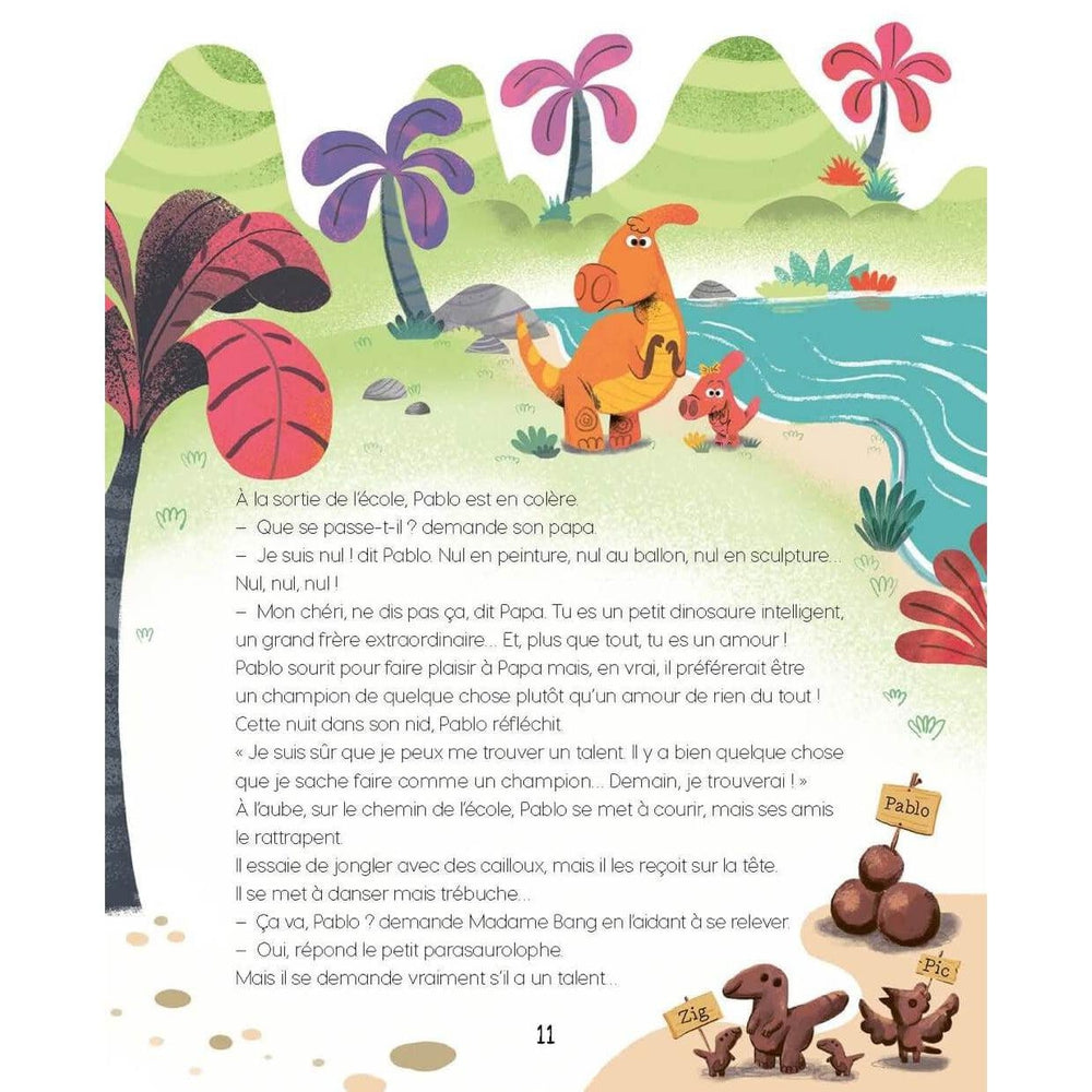 Livre - 7 histoires de dinosaures-Éditions Fleurus-Boutique LeoLudo