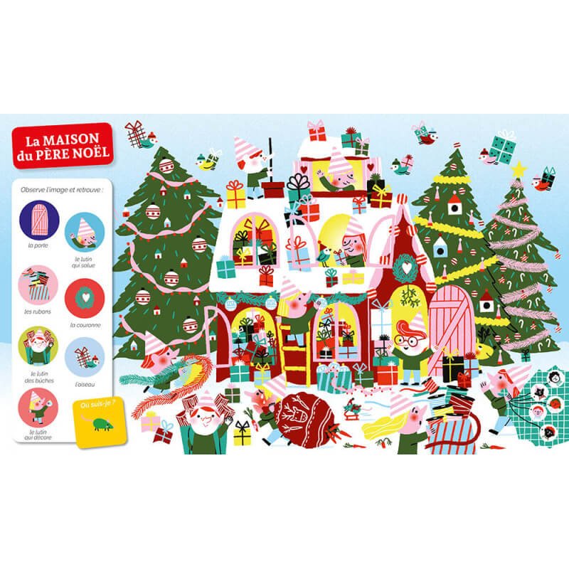 Livre - Cherche et trouve des tout-petits à Noël -Livres- Boutique LeoLudo-Auzou