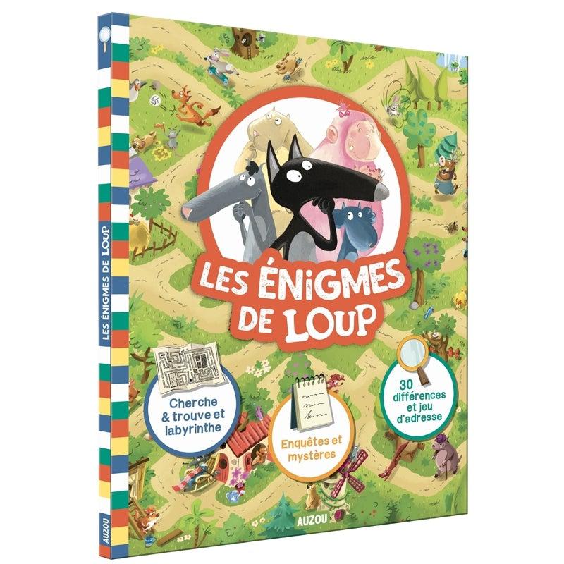 Livre d'activités - Les énigmes de Loup-Livre-Auzou-Boutique LeoLudo