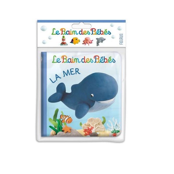 Livre de bain des bébés - La mer - Livres d'éveil - Boutique LeoLudo - Éditions Fleurus