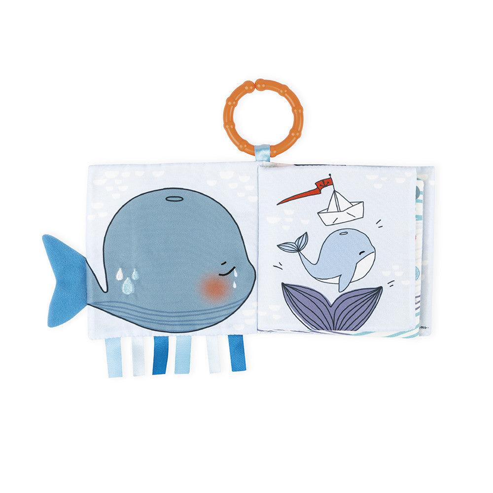 Livre d'éveil en tissu - La baleine triste - Livres d'éveil - Boutique LeoLudo - Kaloo