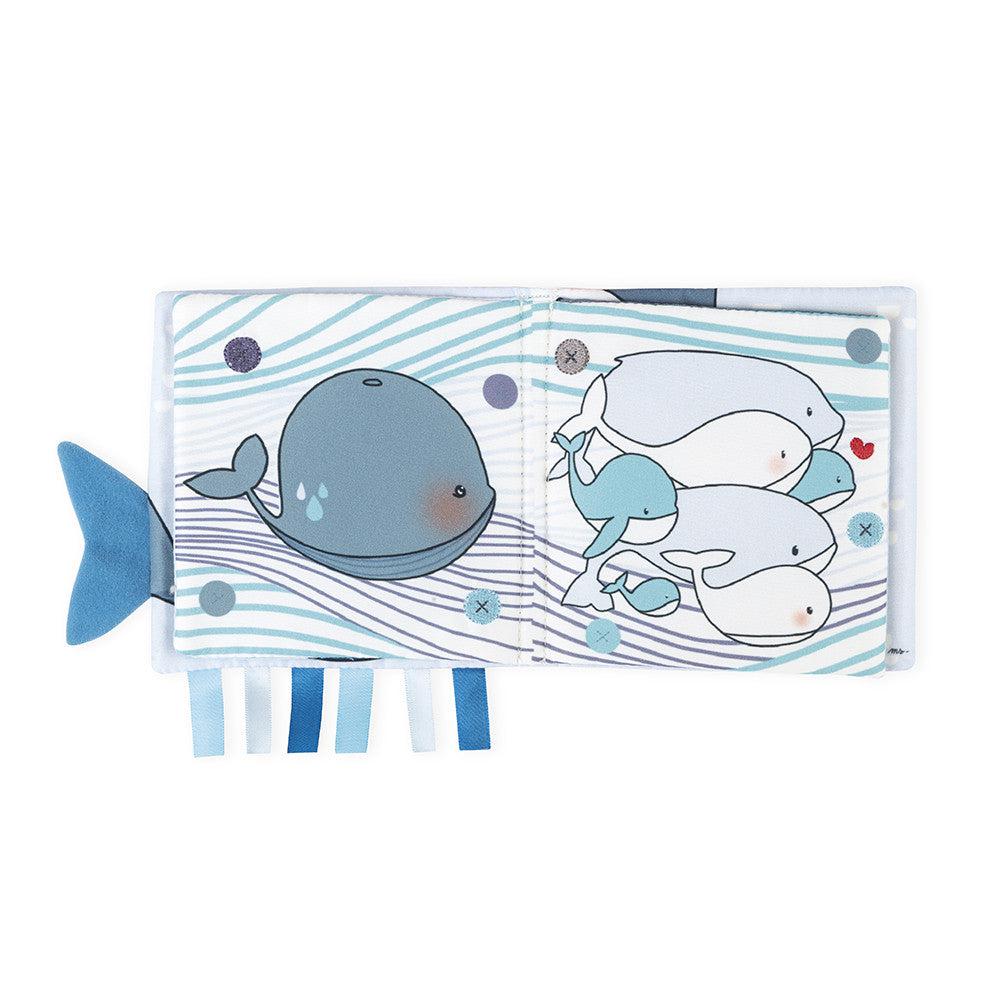 Livre d'éveil en tissu - La baleine triste - Livres d'éveil - Boutique LeoLudo - Kaloo