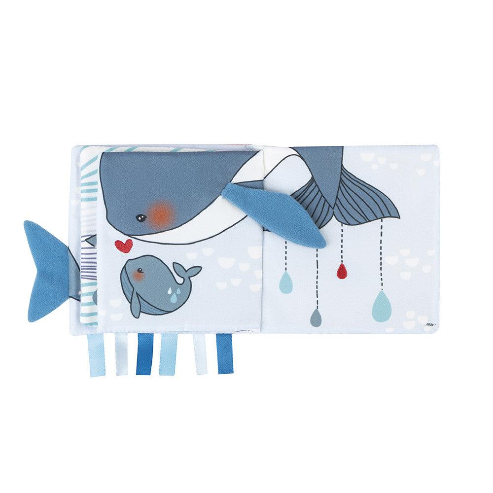 Livre d'éveil en tissu - La baleine triste - Livres d'éveil - Boutique LeoLudo - Kaloo