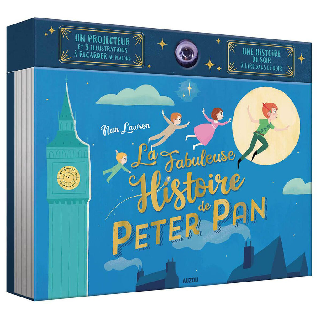 Livre-projecteur - La fabuleuse histoire de Peter Pan-Auzou-Boutique LeoLudo
