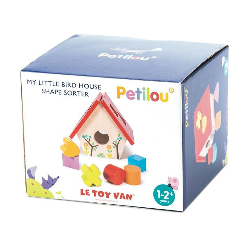 Ma petite maison d'oiseau des formes - Jouets à trier & empiler - Boutique LeoLudo - Le Toy Van