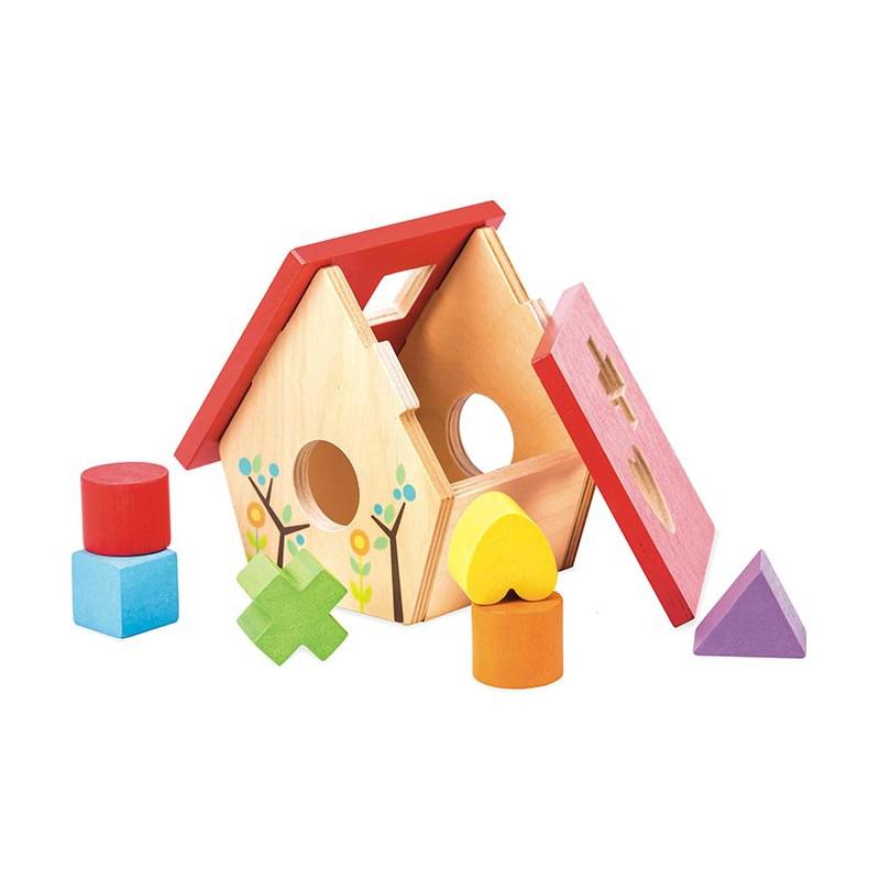 Ma petite maison d'oiseau des formes - Jouets à trier & empiler - Boutique LeoLudo - Le Toy Van